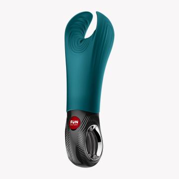 Fun Factory Manta Vibrating Masturbator - Bottle Green