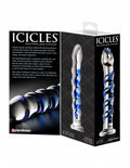 Pipedream - Icicles No. 5 Glass Massager – Clear / Blue