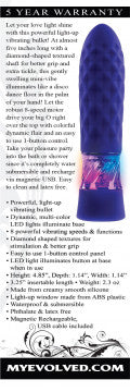 Raver Textured Vibrator - Purple