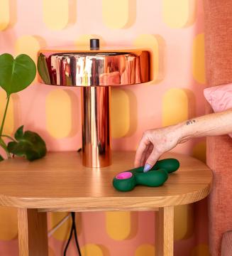 Femme Fun Pallina Action Rabbit Vibrator - Green