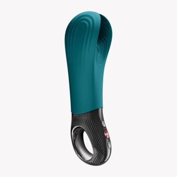 Fun Factory Manta Vibrating Masturbator - Bottle Green